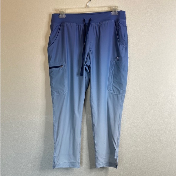 Figs technical pant ombré blue women’s large petit new with tags - Picture 1 of 10